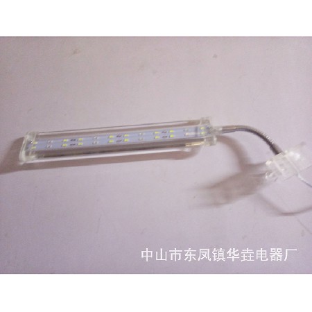 新款华垚鱼缸水馆族360度旋转LED节能省电水族灯