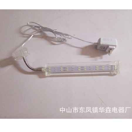 新款华垚鱼缸水馆族360度旋转LED节能省电水族灯